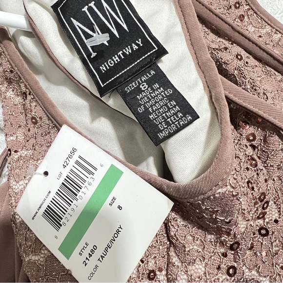 NW Night Way Cocktail evening sequins maxi dress size 8
: Box 0011: - Picture 9 of 12